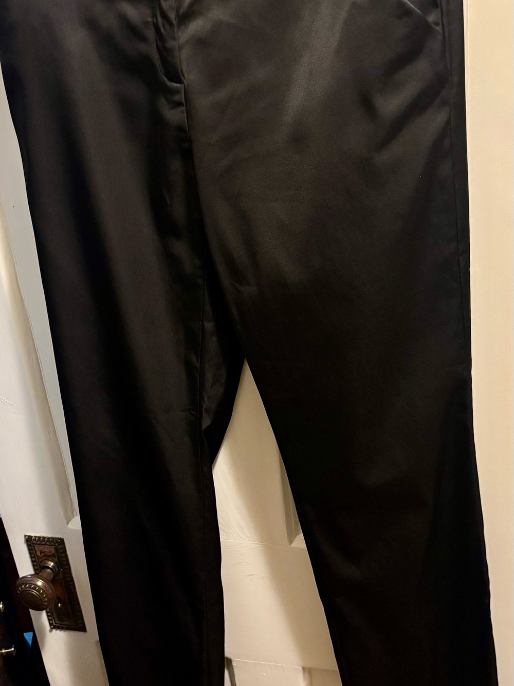 Women’s satin like Black Dress Pants